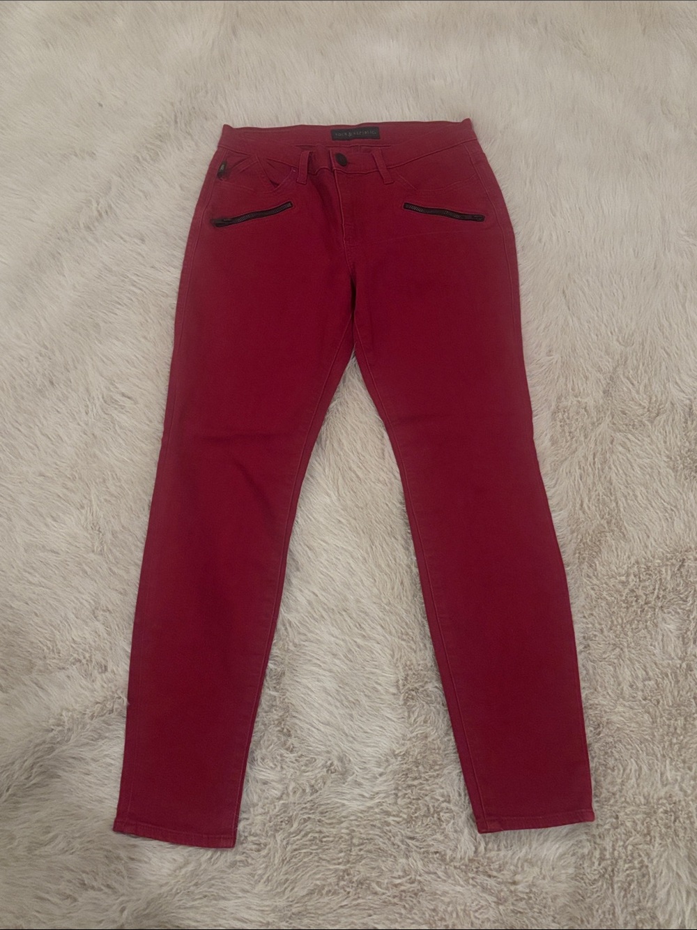 Rock & Republic Wine Skinny Jeans